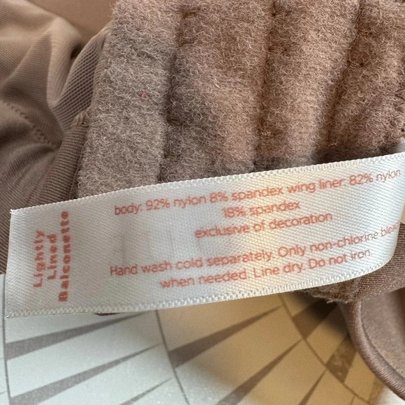 Cacique Women’s‎ Lightly Lined Balconette Size 44C Tan - Picture 4 of 7